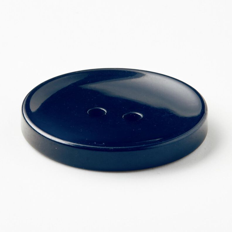 2-hole button shiny [Ø 25 mm] – midnight blue,  image number 2