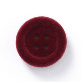 Velvet 4-Hole Button – burgundy, 
