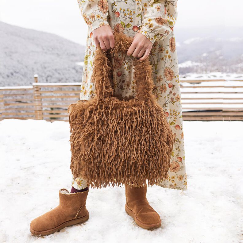 Faux Fur Plain springs | Katia Fabrics – mocca,  image number 8