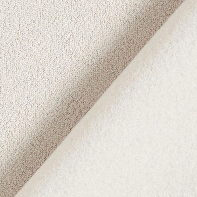Cotton Sweatshirt Fabric Terry Fleece – sand,  image number 3