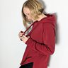 Alpine Fleece Comfy Sweatshirt Plain – carmine,  thumbnail number 8