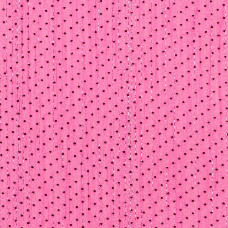 Glitter stripes and dots chiffon – purple, image number 1
