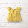 Cotton Poplin irregular stars – mustard,  thumbnail number 6