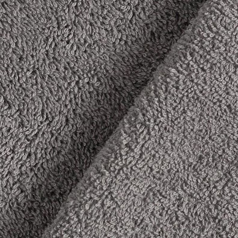 Towelling Fabric – dark grey, image number 5