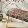 Decor Fabric Tapestry Fabric flower tiles – sky blue/carmine,  thumbnail number 5