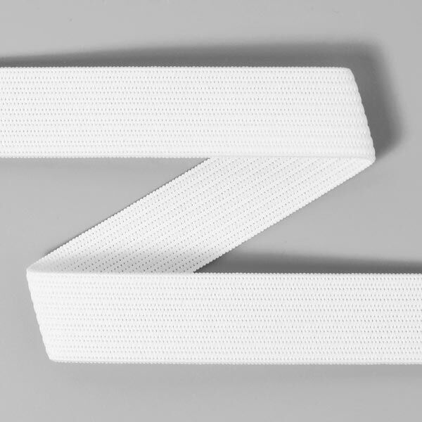 Smooth elastic tape 501 – white | YKK,  image number 1