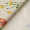 Coated Cotton alpine flowers – natural/blue,  thumbnail number 5