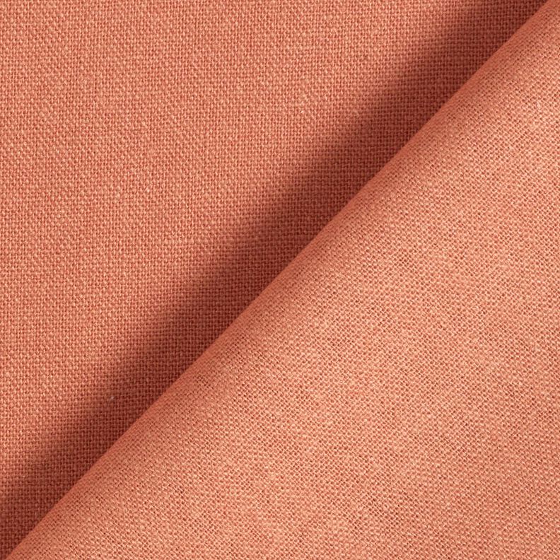 pure heavy linen Plain – copper,  image number 3