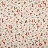Decor Fabric Half Panama woodland animals – natural,  thumbnail number 1