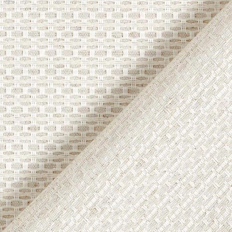 Decor Fabric Jacquard Small Honeycomb – light beige,  image number 3