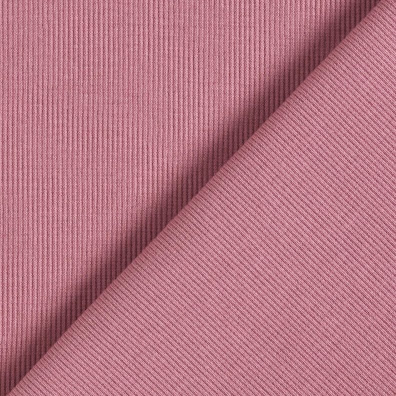2x2 Ribbing Plain – dark dusky pink,  image number 3