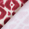 GOTS French terry batik leopard print | TCC x LOOKS by Wolfgang Joop – berry/cream,  thumbnail number 6