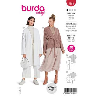 Jacket / Coat | Burda 5883 | 34-44, 