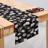 Decor Fabric Jacquard ginkgo leaves – black/gold,  thumbnail number 10