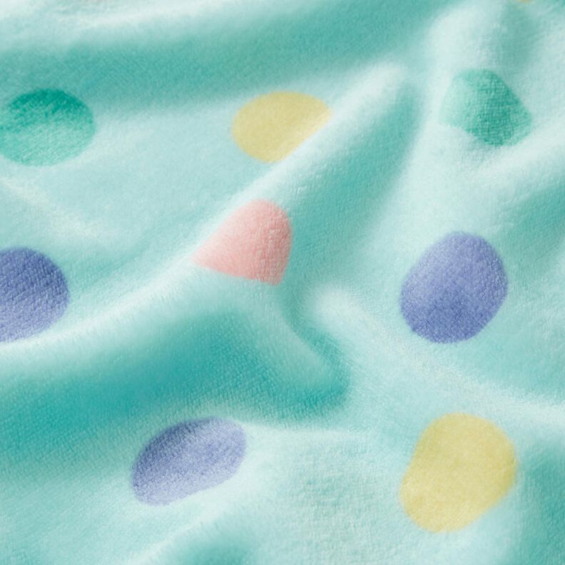 Cosy Fleece colourful dots – mint, image number 2