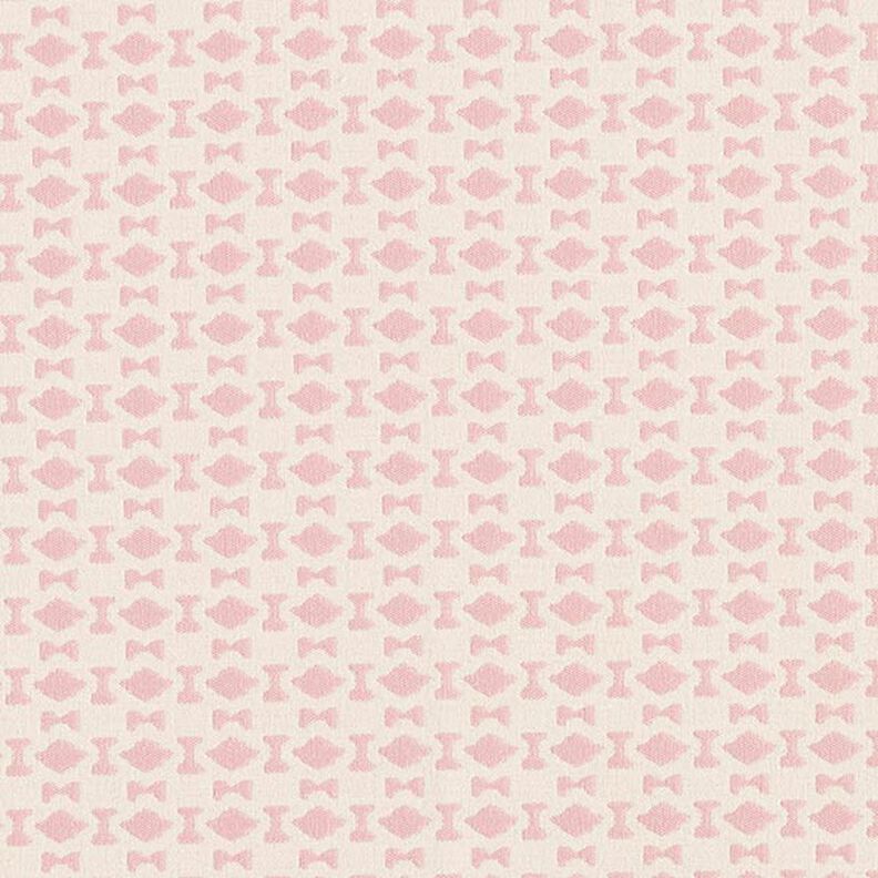 Diamond patterned Jacquard – pink/offwhite,  image number 1