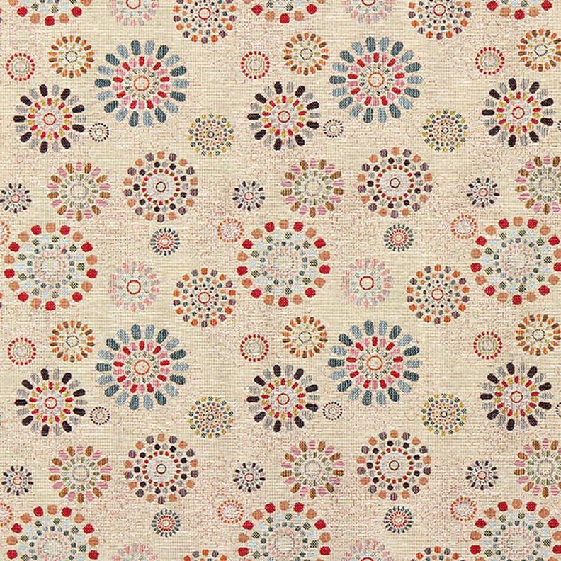 Decor Fabric Tapestry Fabric Mandalas – light beige/pink, image number 1