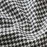 Coat Fabric Wool Blend Glitter houndstooth – black/offwhite,  thumbnail number 2