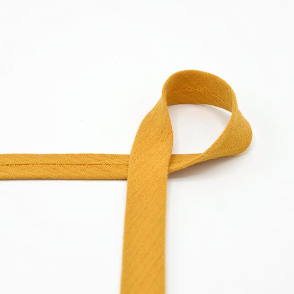 Bias binding Muslin [20 mm] – curry yellow,  image number 1