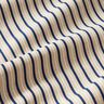 Decor Fabric Half Panama narrow nautical stripes – natural/navy blue,  thumbnail number 2
