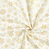 Cotton Poplin Snow Crystals – offwhite/gold,  thumbnail number 3