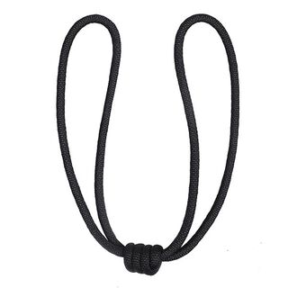 Roll Knot Tiebacks [65cm] – black | Gerster, 