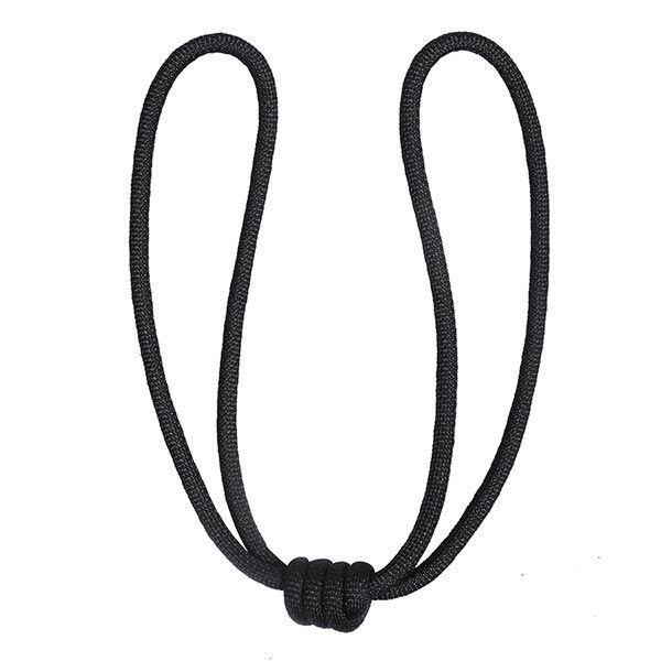 Roll Knot Tiebacks [65cm] – black | Gerster,  image number 1