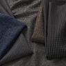 Woollen cloth small check – anthracite/beige,  thumbnail number 4