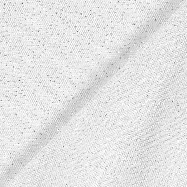 Royal Glitter Tulle – white/silver,  image number 5