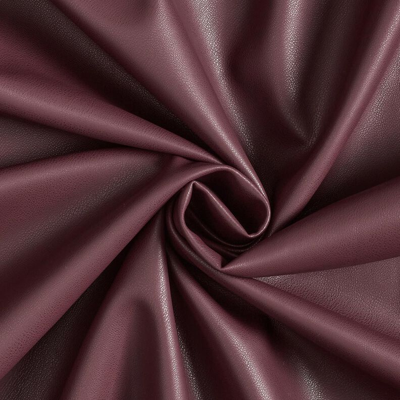 Imitation Leather with velour reverse  – merlot,  image number 1