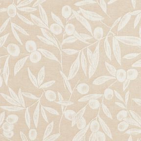 Coated Cotton Jacquard coated olives – natural/light beige, 