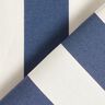 Outdoor Fabric Canvas Block Stripes – indigo/ivory,  thumbnail number 4