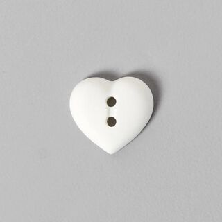 Plastic button Little Heart 12, 