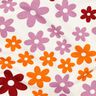 Comfy Sweatshirt colourful flowers | Poppy Fabrics – offwhite,  thumbnail number 2