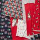 Panel French Terry Christmas teddy – offwhite/red,  thumbnail number 6