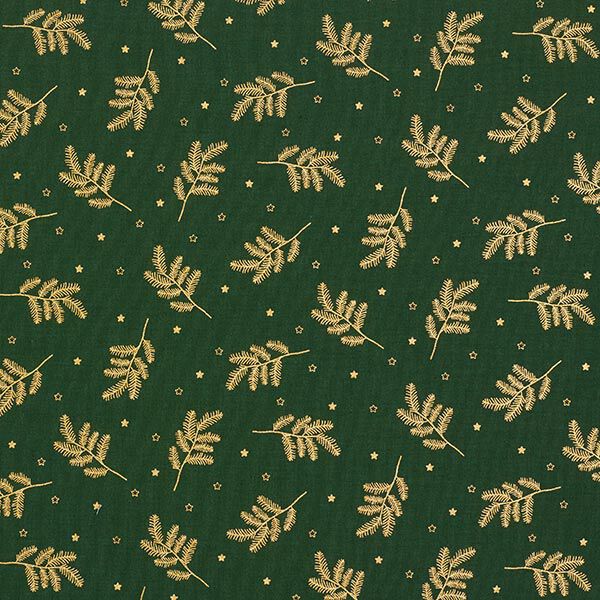 Christmas tree cotton poplin fabric – fir green,  image number 1