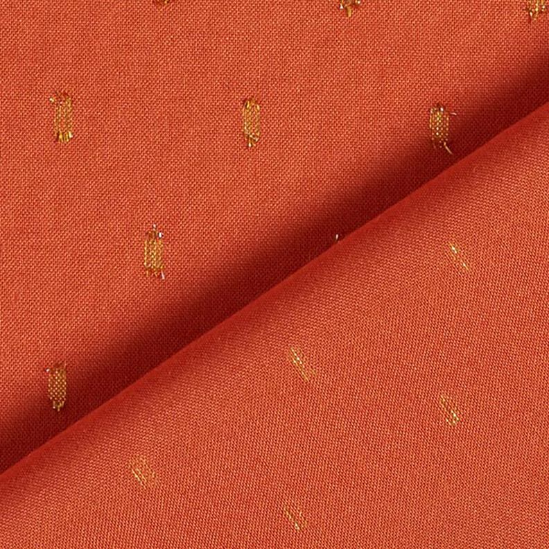 Glitter Droplets Viscose – terracotta,  image number 5