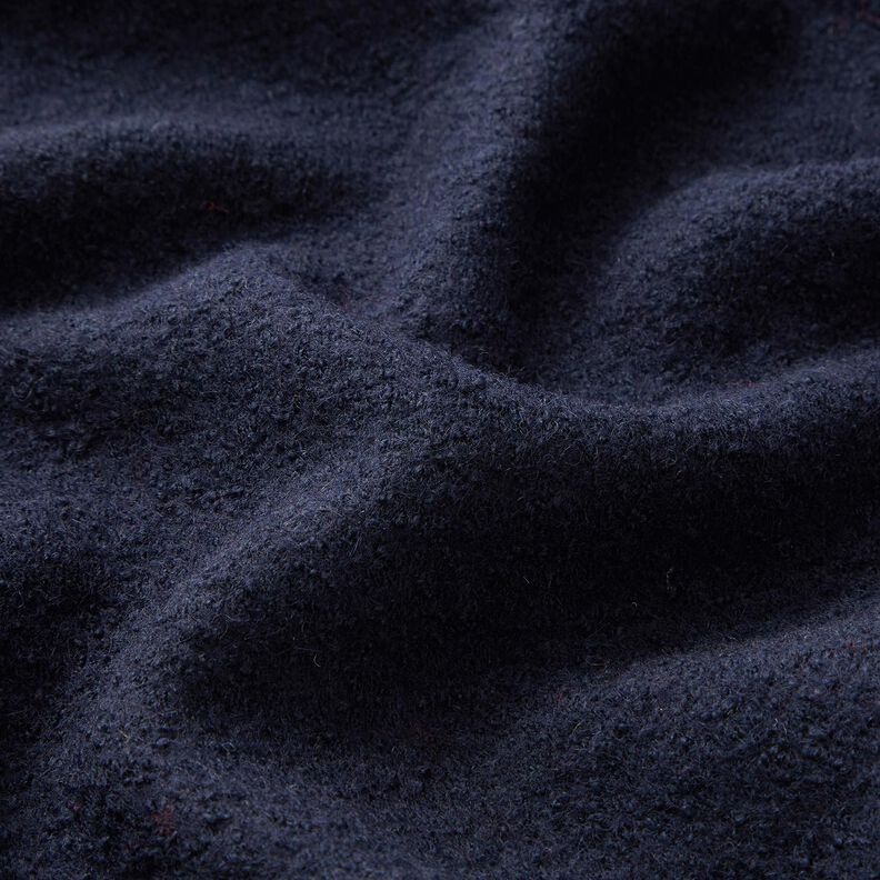 Lightweight viscose and wool blend knitted fabric – midnight blue,  image number 2