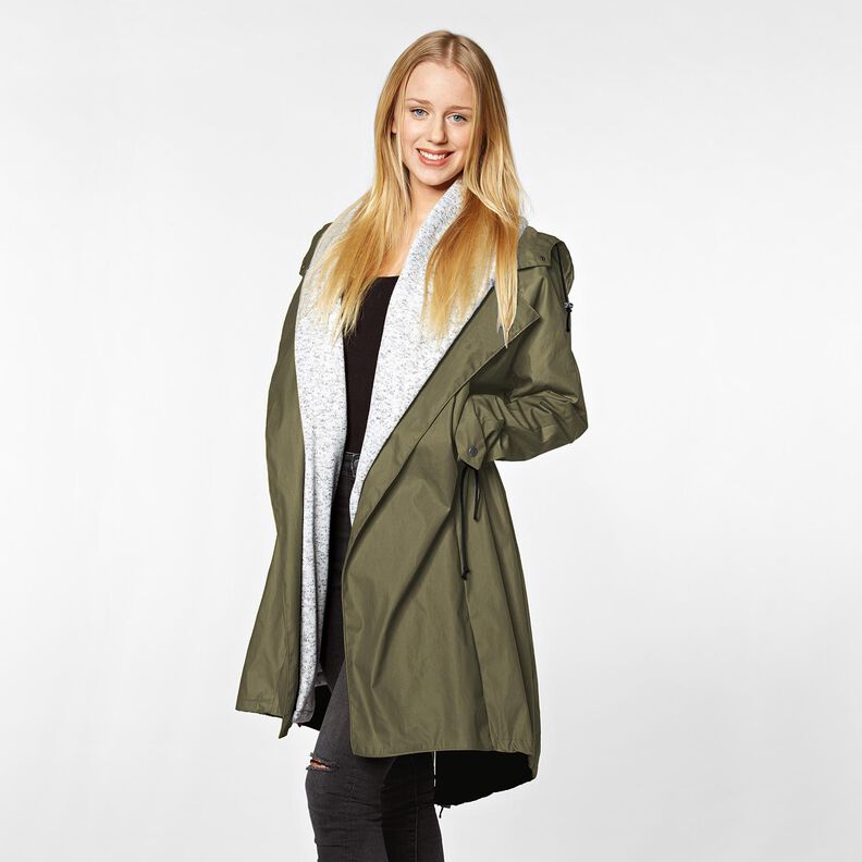 Plain raincoat fabric – reed,  image number 7