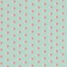 Cotton Poplin Mini spikes – pale mint/dark dusky pink,  thumbnail number 1