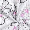 crinkle voile flowers and leopard print – white/black,  thumbnail number 3
