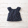 Baby Cord Hearts Foil Print | by Poppy – midnight blue/silver,  thumbnail number 5