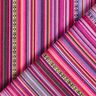 Decor Fabric Jacquard Fine Stripes – purple/berry,  thumbnail number 4