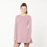 Light Cotton Sweatshirt Fabric Plain – light dusky pink,  thumbnail number 6