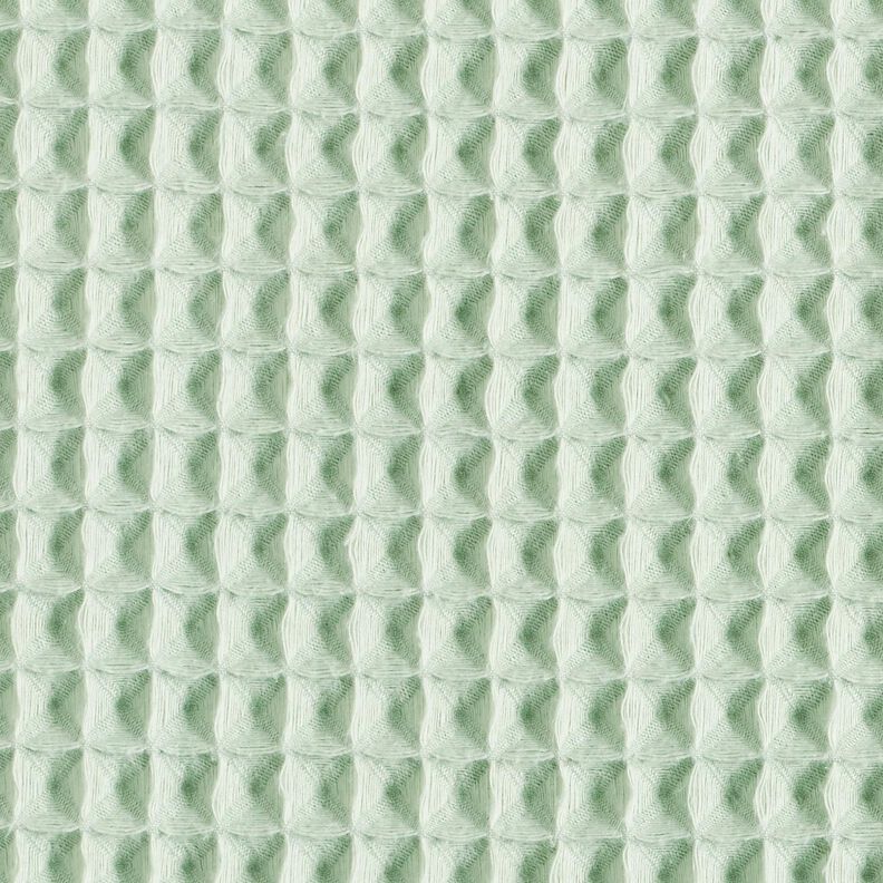 Waffle Piqué large honeycombs – pale mint,  image number 1
