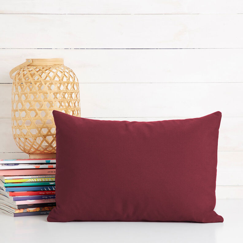 Cotton Cretonne Plain – burgundy,  image number 9