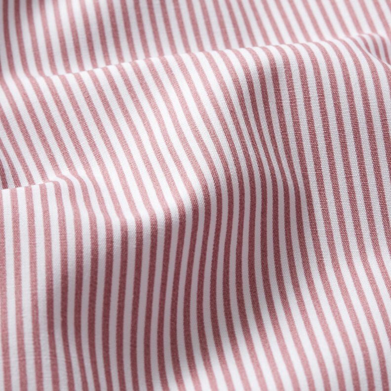 Cotton Poplin Mini stripes – hollyhock/white,  image number 2
