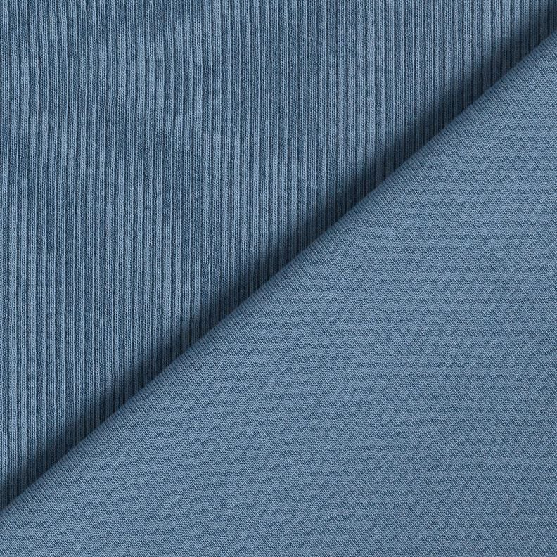 Ribbed Jersey fine 2-1-1-1 ribs – denim blue,  image number 3