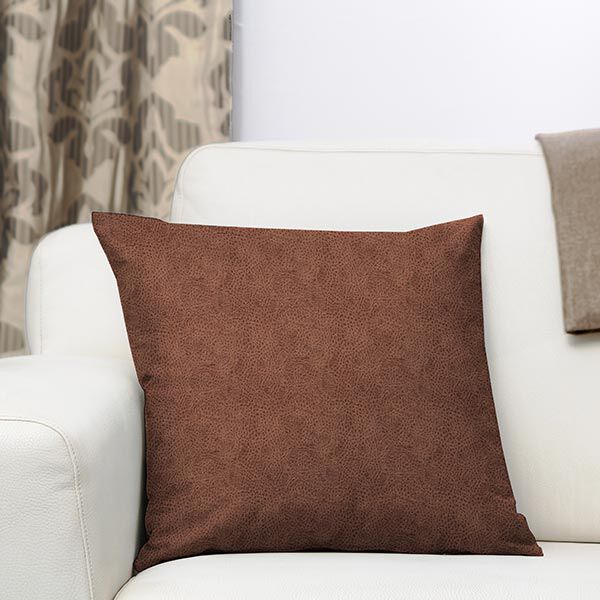 Upholstery Fabric Imitation Leather – medium brown,  image number 7