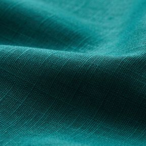 Linen fabric Ramie mix medium – blue spruce | Remnant 80cm, 